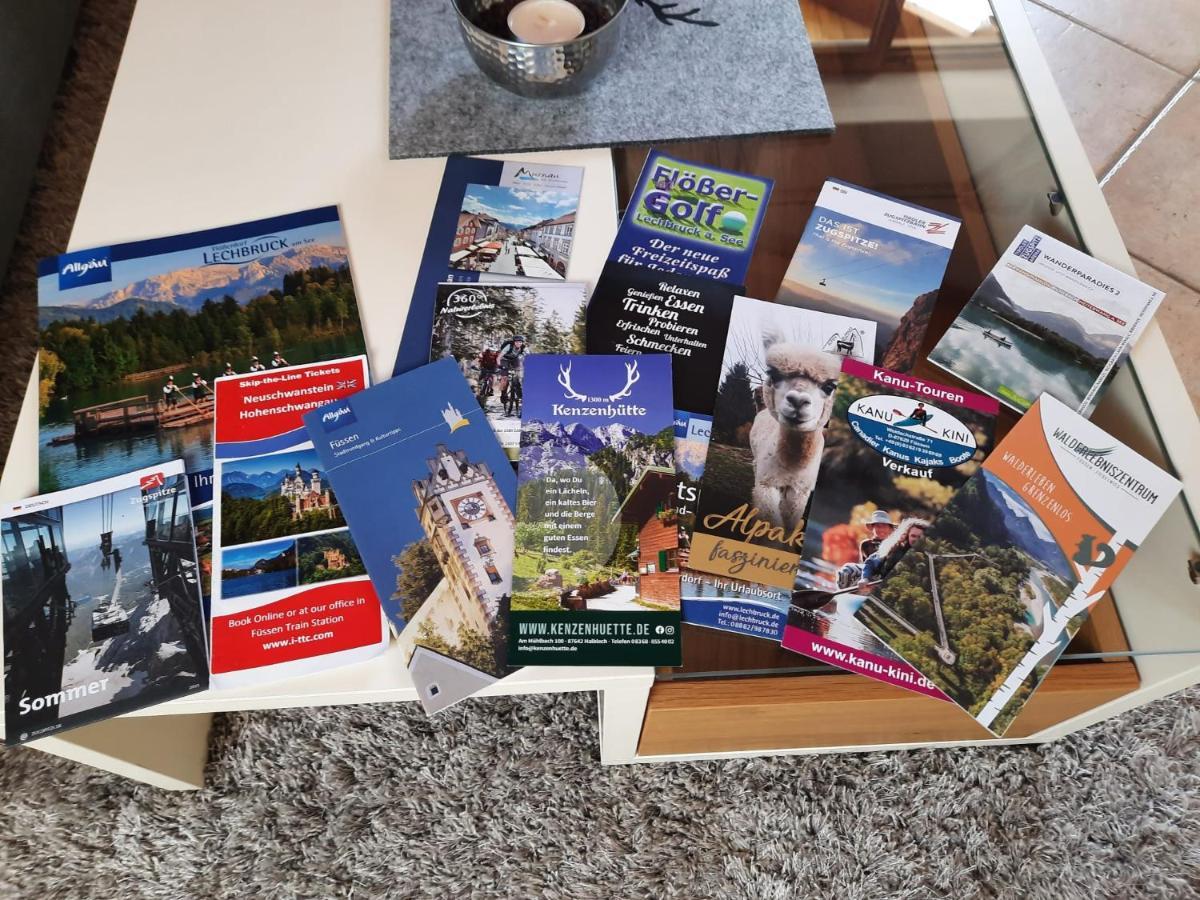 Ferienwohnung In Lechbruck Am See Im Schoenen Allgaeu, Nahe Fuessen Nur 300 M Vom See Luaran gambar